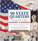 50 State Quarters Collector's Map: Including the District of Columbia and the Us Territories