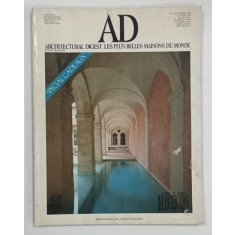 AD , ARCHITECTURAL DIGEST . ARCHITECTURE , DECORATION , ARTS . DESIGN , TEXT IN LIMBA FRANCEZA , DEC. 1989