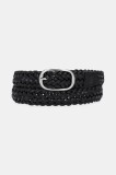 Levi&#039;s curea de piele culoarea negru, 000A4-0001
