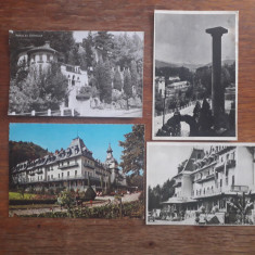 Lot 4 carti postale vintage cu Statiunea Calimanesti / CP1