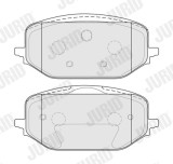 JURID 574077J set placute frana,frana disc