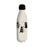 Cumpara ieftin Sticla apa - Cats Bug Art Chats Musique, 500ml | Kiub