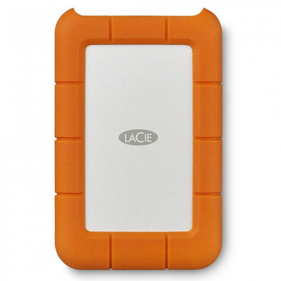 Hdd extern lacie 2tb rugged 2.5 usb3.0 argintiu si portocaliu foto