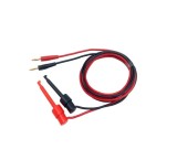 Set testere multimetru cu banane 2mm la 2 cleme cu carlig OneHook 1m
