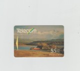 bnk card Cartele telefonice - Noua Zeelanda - Telecom - Okarito Lagoon, 7NZDB - Col:7NZDB