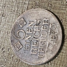 1/6 taler 1773 E , argint , Statele Germane