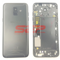 Capac baterie Samsung Galaxy A6 2018 / A600 BLACK original SWAP