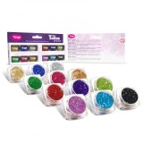 Set sclipici - culori TOP - 12 x 2,5 ml
