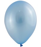Baloane Latex 100 Buc. 10"-25cm Albastru Metalizat Globos Festival