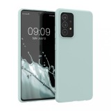 Husa Kwmobile pentru Samsung Galaxy A52/Galaxy A52 5G/Galaxy A52s 5G, Silicon, Verde, 54346.200, Carcasa