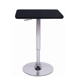 Cumpara ieftin Masa tip bar cu inaltimea reglabila negru Florian 57x57x110 cm