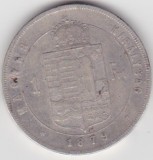 UNGARIA 1 Forint 1879, Europa, Argint