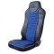Set Huse Scaun Mercedes Actros EURO 5 1844 MP2 MP3 MP4 Piele Ecologica Neagra + Velvet Albastru