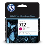HP original ink 3ED68A, HP 712, magenta, 29ml