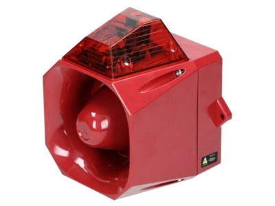 Semnalizator luminos și acustic EATON ELECTRIC Asserta Midi 230V AC roșu IP66 foto