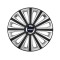 Set 4 capace roti R15 Compatibil Cu Volvo Trend Silver-Black