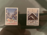 Finlanda - serie timbre pictura religie craciun nestampilata MNH, Nestampilat