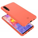 Husa TPU Celly Shock pentru Huawei P30, Portocalie SHOCK848OR