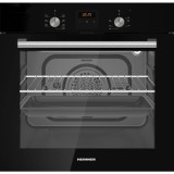 Cuptor incorporabil HBO-S568LDTGC-BK, 56 L, 7 functii, Clasa A, Grill, Negru, Heinner