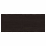 Cumpara ieftin Blat masa, 140x60x(2-4) cm, maro, lemn tratat contur organic