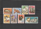 ROMANIA 1965 LP 602 PISICI SERIE MNH