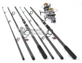 Set 2 Lansete Crap 3,9 m Cu Mulinete Fast 5000 Long Cast Si Baitrunner