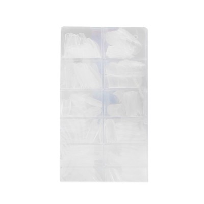 Tipsuri de gel &amp;bdquo;Diamante 3D&amp;rdquo;, pătrate, 07, 120 buc, 12 dimensiuni foto