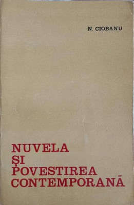 NUVELA SI POVESTIREA CONTEMPORANA-N. CIOBANU-243251 foto
