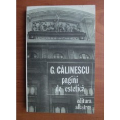 George Calinescu - Pagini de estetica