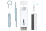 Kit curățare tastatură, 7 elemente, plastic/silicon, alb