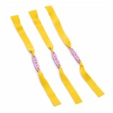 Set 3 benzi de schimb pentru praștie, DEPOX&reg;, cauciuc plat premium, galben, 0.5 mm