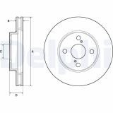 DELPHI BG3734 Disc frana