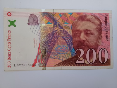 Franta -200 francs franci 1996 foto