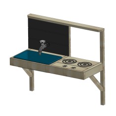 Modul bucatarie pentru casute de gradina, Wendi Toys foto