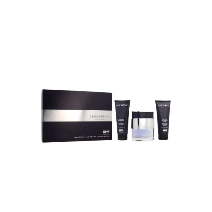 Rue Broca Theoreme Set cadou pentru barbati EDP 90 ml + 100 ml gel de duș + 100 ml balsam aftershave