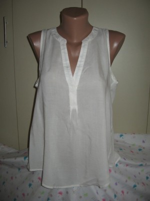 Bluza MANGO Basics alba Mar 40 foto