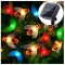 Instalatie solara Albinute cu 50 LED-uri lumina Multicolora si senzor de lumina