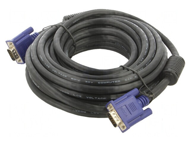 Cablu D-Sub 15pin HD negru 10m