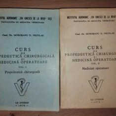 Curs de propedeutica chirurgicala si medicina operatoare 1, 2 UZ VETERINAR