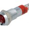 Lampă LED de Control Roșie 24-28VDC IP67 Metal &Oslash;8.2mm