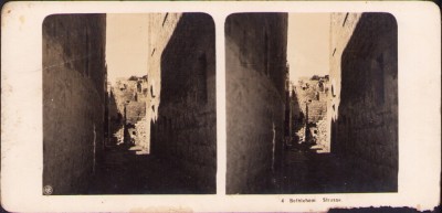 ST50N Bethlehem, Strasse, stereoscopic photo foto