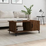 Gossi masuta de cafea, stejar maro, 90x50x40 cm, lemn prelucrat