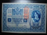 AUSTROUNGARIA 1000 KRONEN 1902 XF+ SUPRARIPAR DO