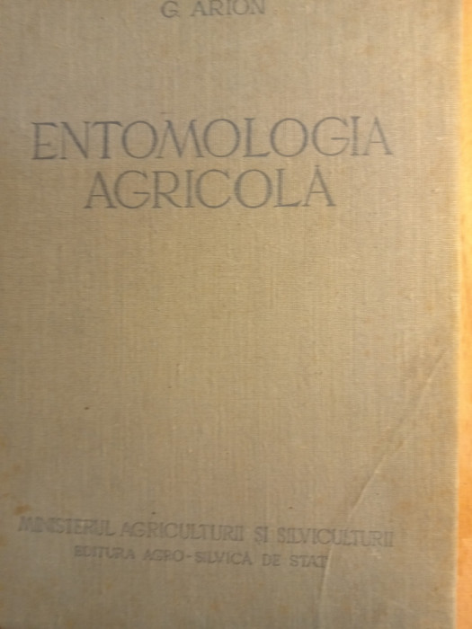 Entomologie agricola,g arion