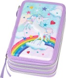 Penar neechipat 3 fermoare unicorn Faber Castell, Lecom