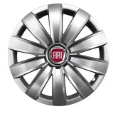Capace Roti 16 inch Fiat - Set 4 Bucati, Cod 421 - Protectie Jante, Design Modern, Montaj Facil