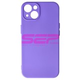 Husa Silicon iPhone 13 Orchid, High Copy, Protectie Premium