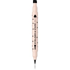 Eveline Cosmetics Vari&eacute;t&eacute; tuș multifuncțional pentru ochi 2 in 1 tip Heart 1 buc