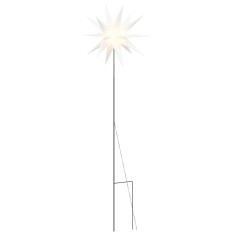 Lumina de Craciun cu LED/tarus de sol alb 57 cm pliabil foto