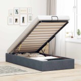 VidaXL Cadru de pat otoman fără saltea Gri &icirc;nchis 80x200 cm catifea